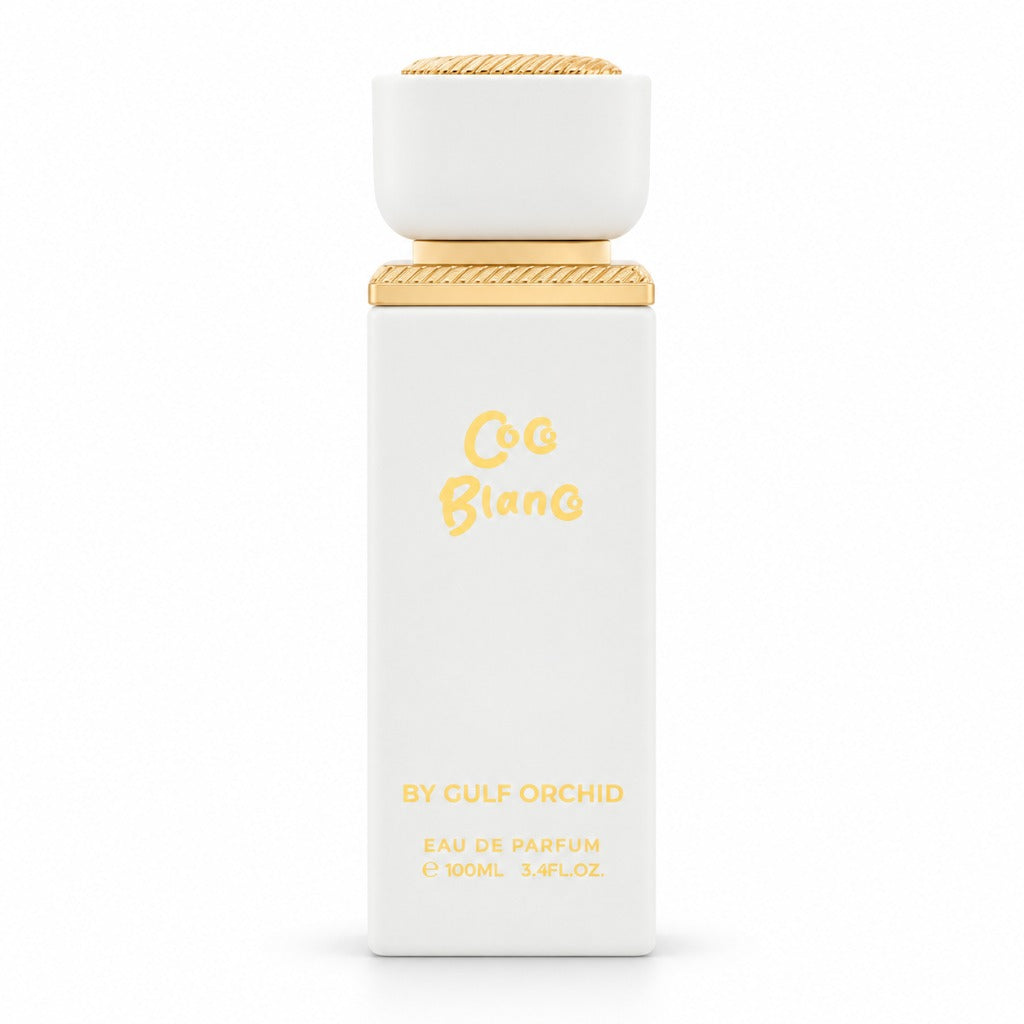 Gulf Orchid Coco Blanco Eau de Parfum 100 ml – cremiger Unisex-Duft mit Kokos, Karamell und Vanille