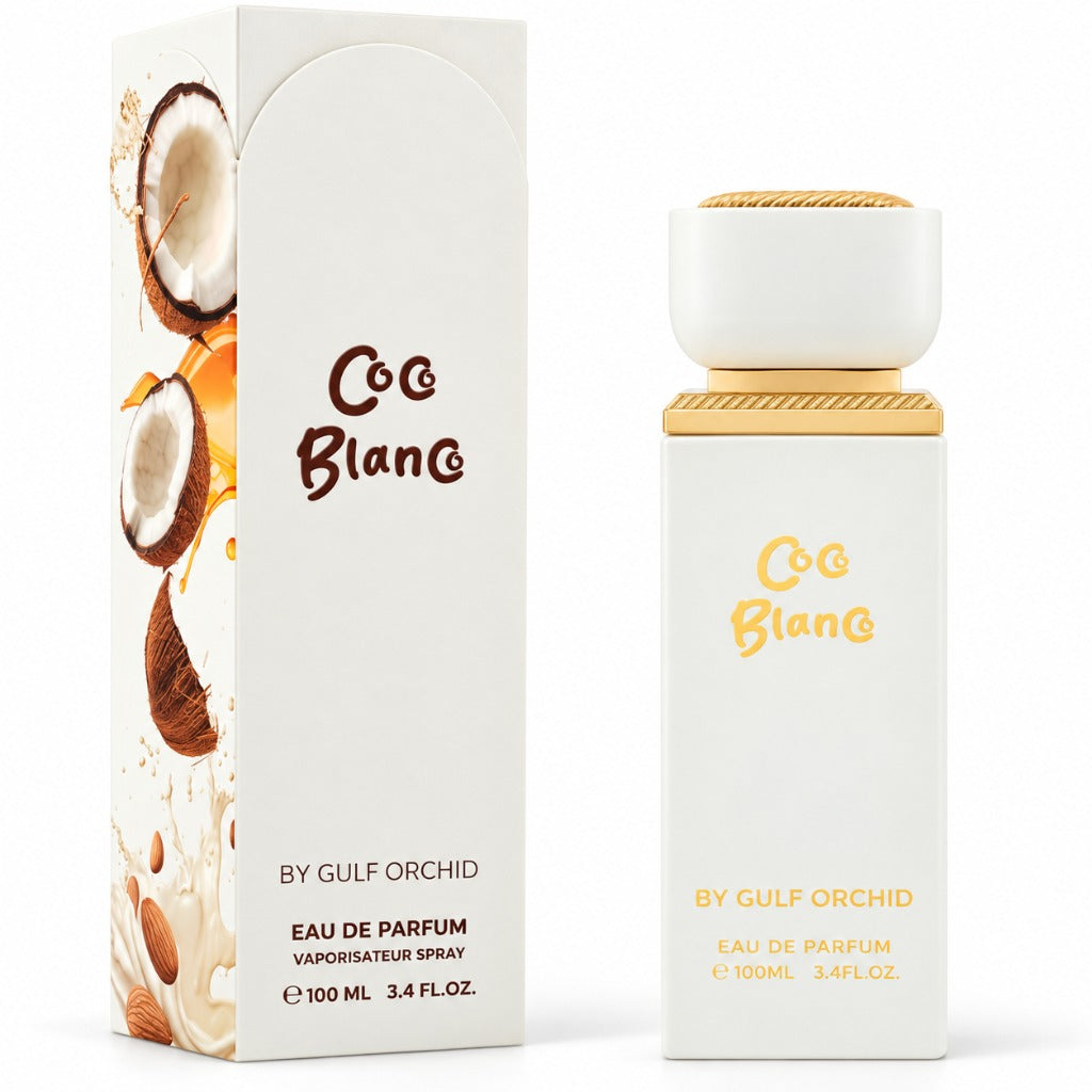 Gulf Orchid Coco Blanco Eau de Parfum 100 ml – cremiger Unisex-Duft mit Kokos, Karamell und Vanille – Bild 2