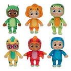 Cocomelon Plüsch Figuren 20 cm  JJ & Freunde im Dino Kostüm