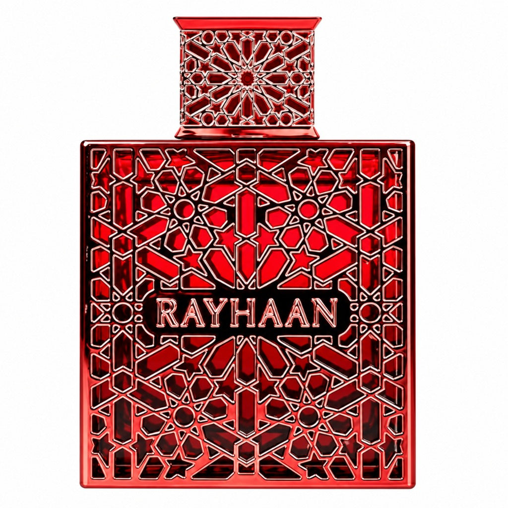 Rayhaan Crimson Eau de Parfum 100 ml – orientalisch-würziger Unisex-Duft mit Zimt, Patchouli und Vanille