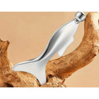 Edelstahl Gesichtsmassagegerät mit kühlender Massagekugel 13 cm – Gua-Sha-Tool für Gesicht und Körper – Bild 3