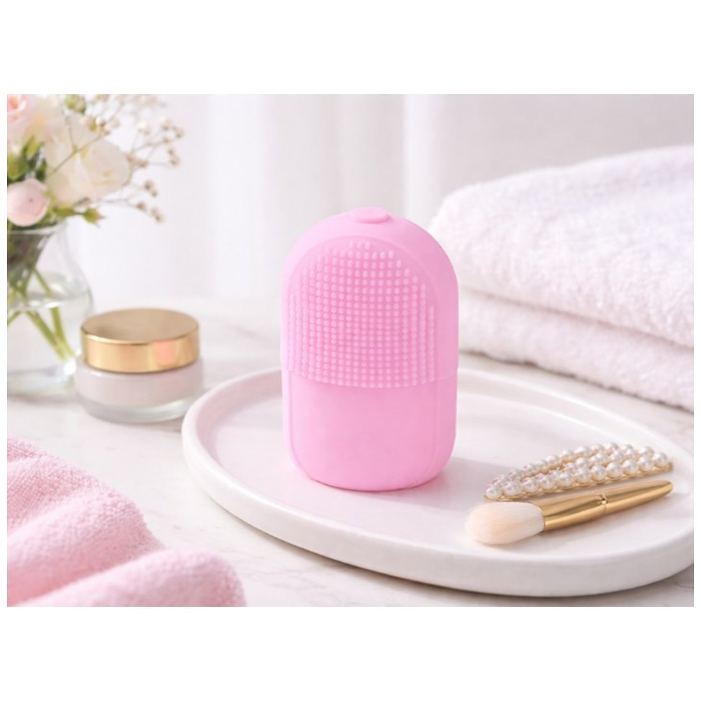 Eis-Massagegerät Ice Roller für das Gesicht aus Silikon – Kühlend