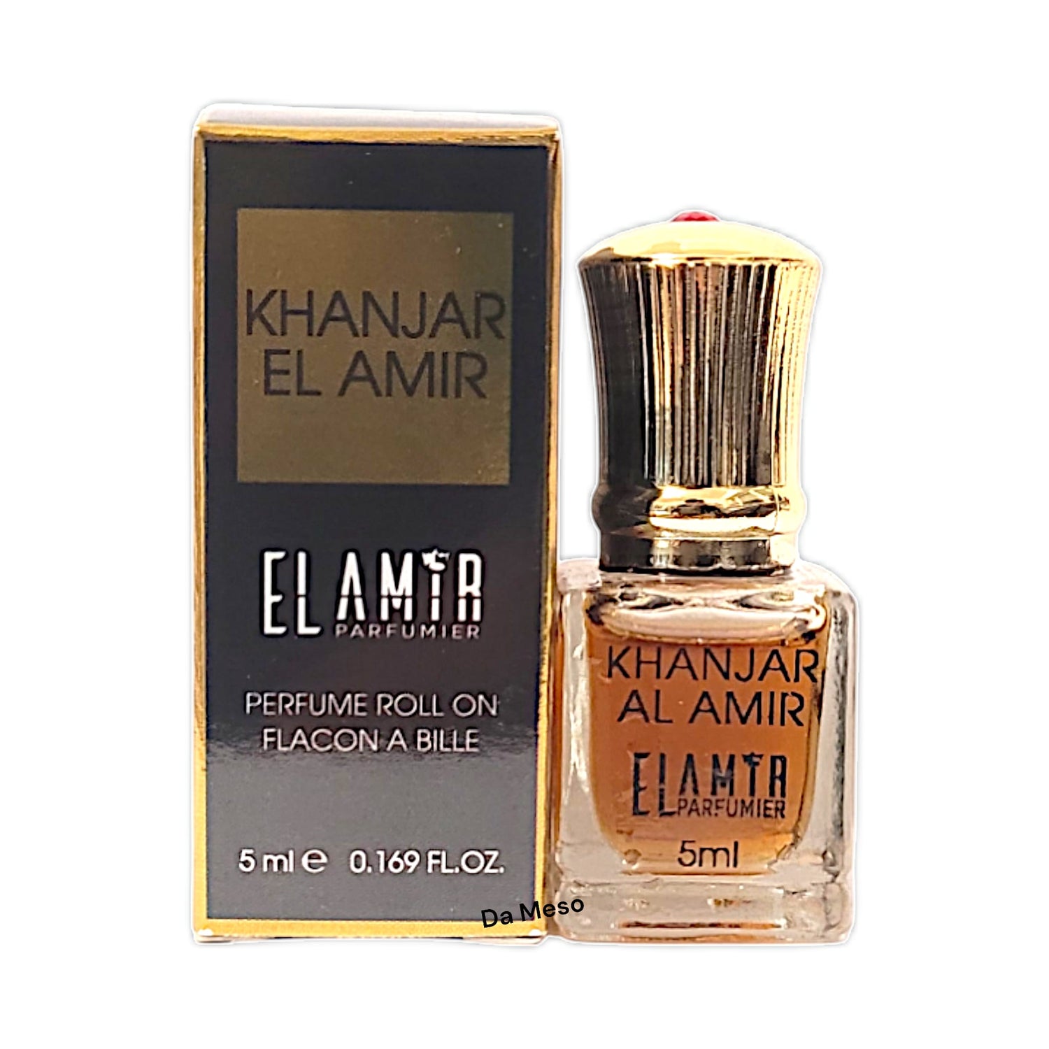 EL AMIR Musc Parfum Öl mit Roll-On-Applikator 5 ml Ohne Alcohol