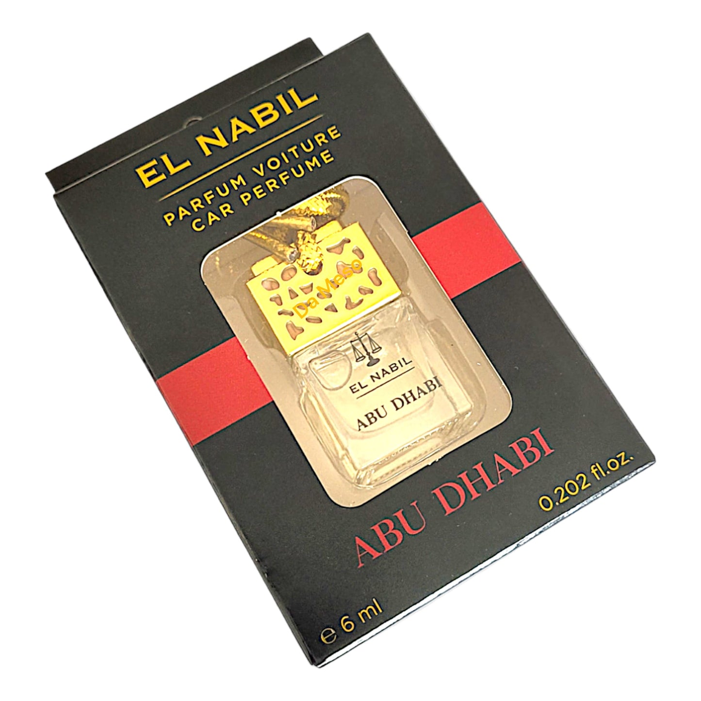 El Nabil Autoduft Edel Lufterfrischer Auto Parfum mit Holz 6 ml