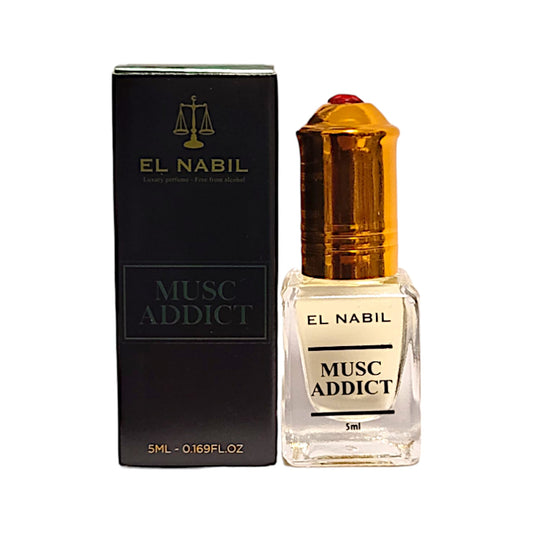 El Nabil Musc Addict Parfum Öl mit Roll-On-Applikator 5 ml