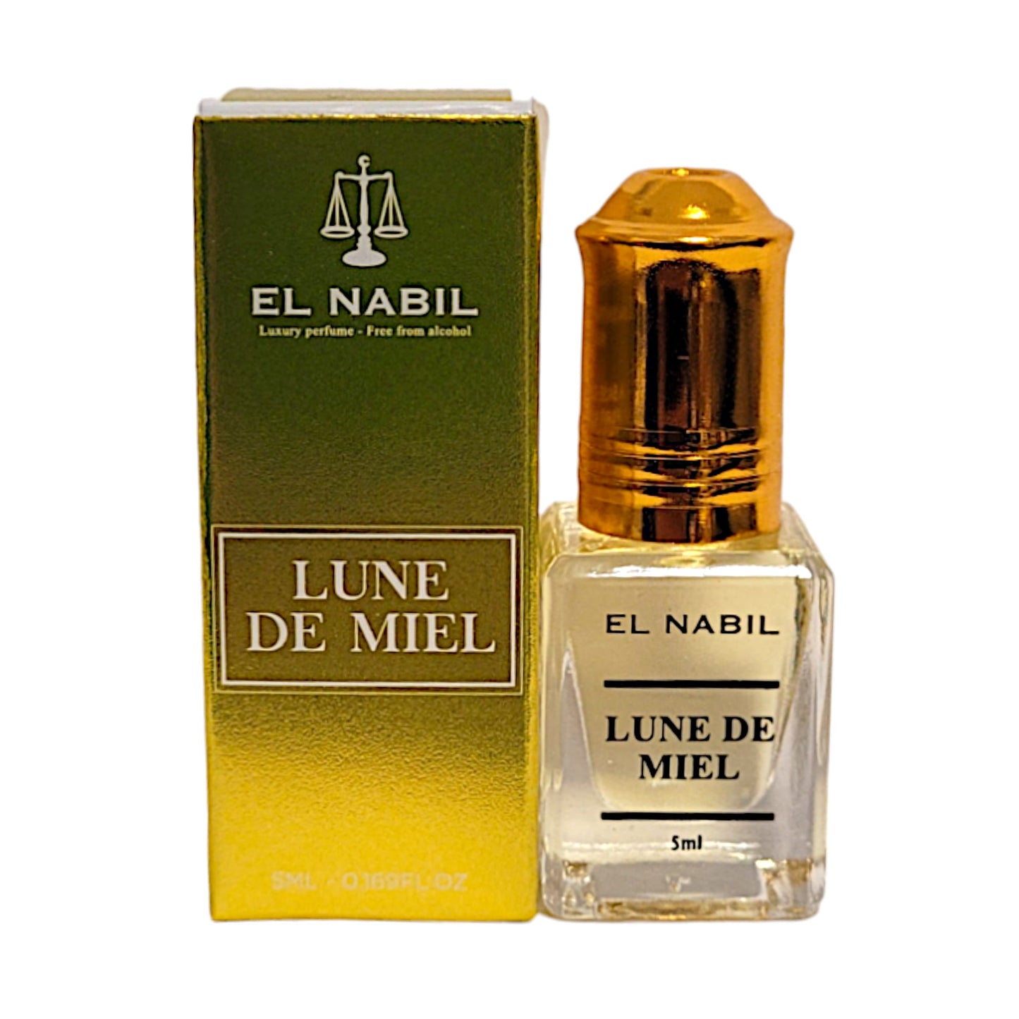 El Nabil Musc Lune de Miel Parfum Öl mit Roll-On-Applikator 5 ml