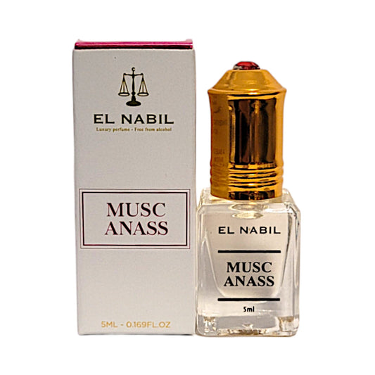 El Nabil Musc ANASS Parfum Öl mit Roll-On-Applikator 5 ml