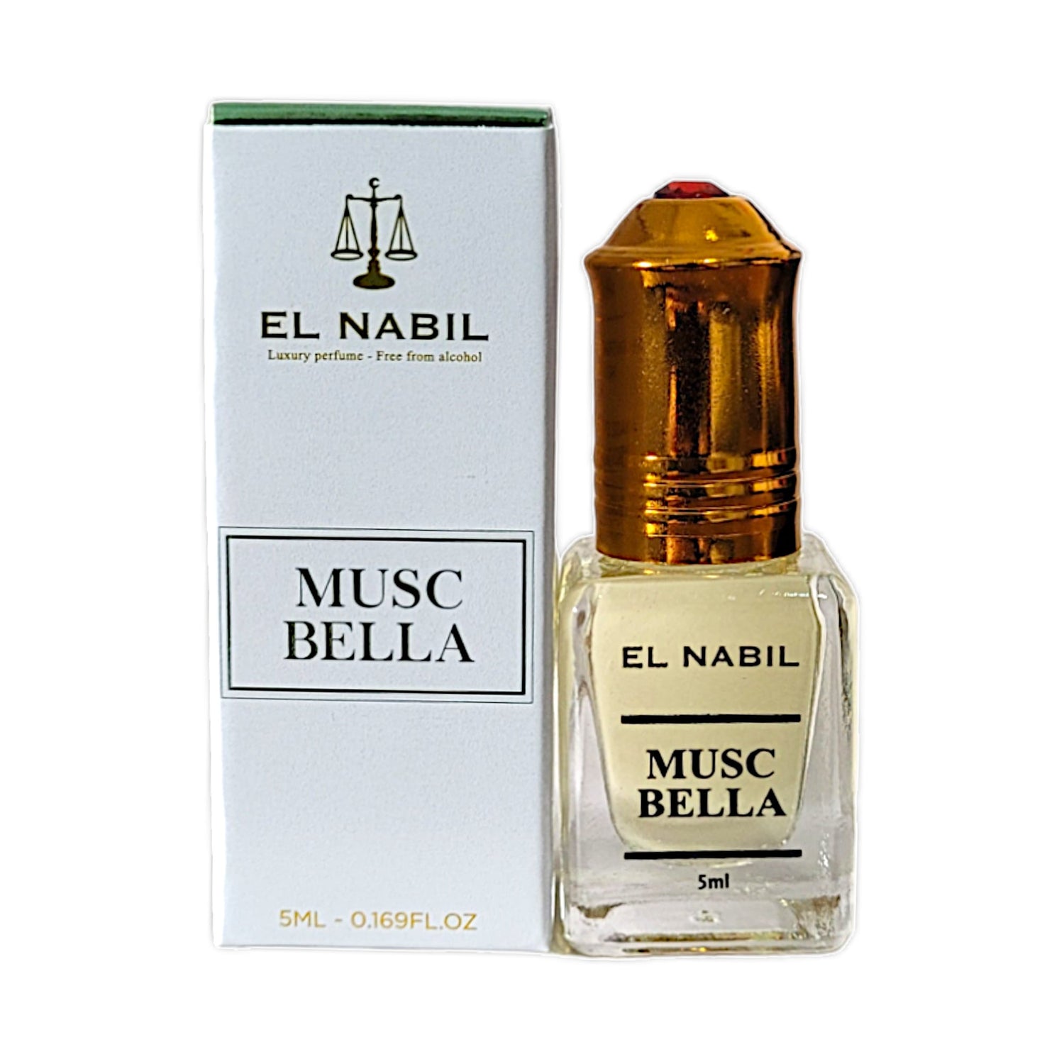 El Nabil Musc Bella Parfümöl mit Roll-On-Applikator 5 ml