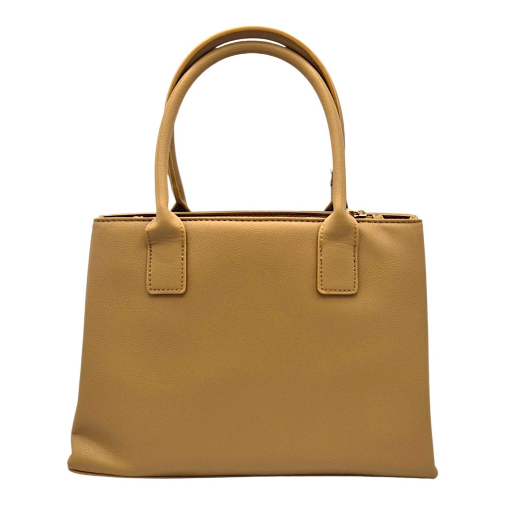 Diana & Co Firenze elegante Damen Schultertasche mit Doppelgriff ca. 32,5 x 22,5 x 13,5 cm für Alltag und Büro – Bild 3