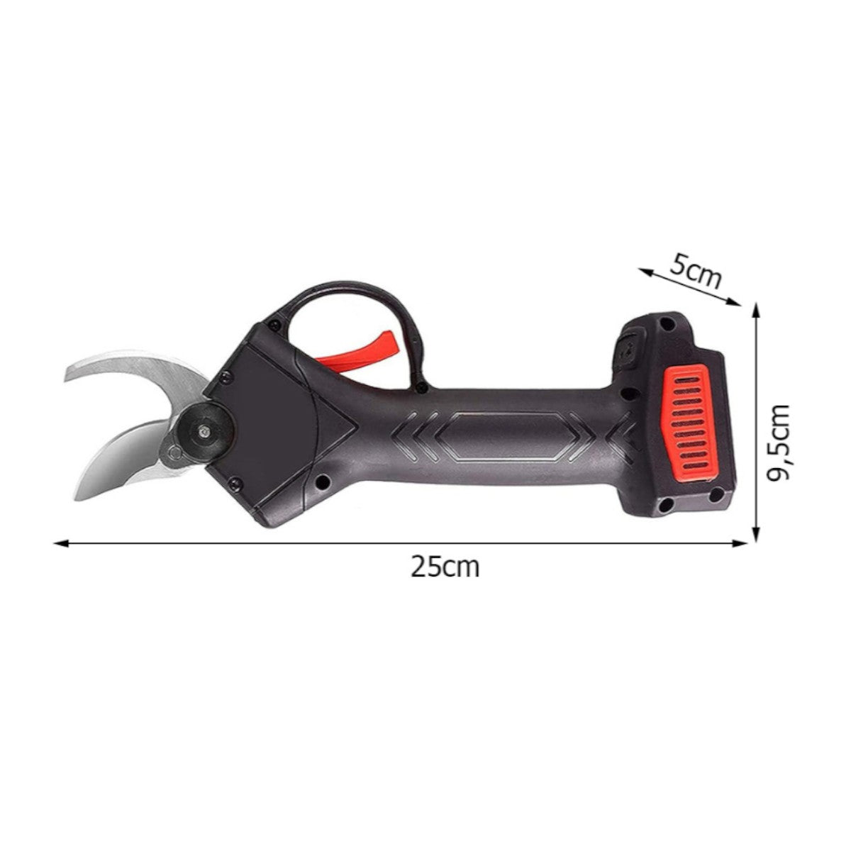 Elektrische Gartenschere 21V mit Akku Astschere 25–30 mm A73-2302-56