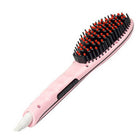Elektrische Haarglättungsbürste mit LCD Display und Ionen in Rosa – 2-in-1 Glätteisen und Kammbürste für alle Haartypen – Bild 8