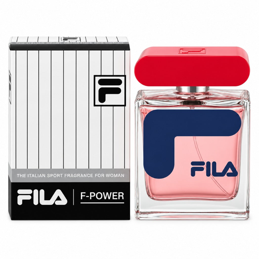 FILA F-Power Eau de Toilette Woman 90 ml – blumig-fruchtiger Damenduft mit Aprikose, Pflaume und Amber
