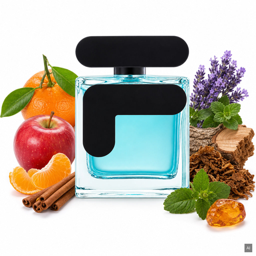 FILA F-Vibes for Man Eau de Parfum 100 ml – orientalisch-holziger Herrenduft mit Mandarine, Lavendel und Amber – Duftnoten