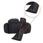 Fahrrad Gepäckträgertasche 15L schwarz – wasserdicht, 40x21,5x18 cm, mit Schulterriemen und Reflektor – Bild 3