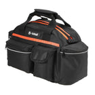 Fahrrad Gepäckträgertasche 15L schwarz – wasserdicht, 40x21,5x18 cm, mit Schulterriemen und Reflektor – Bild 8