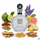 Lattafa Fakhar Platin Eau de Parfum 100 ml – Unisex orientalischer Duft mit Bergamotte, Guave und Sandelholz – Duftnoten