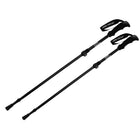 faltbare Trekkingstöcke höhenverstellbar 137 cm – Wanderstöcke Aluminium Korkgriff rot mit Zubehör und Tasche – Bild 2