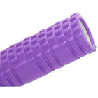 Faszienrolle Massagerolle Foam Roller 30 cm lila – EVA-Schaum Unisex Fitnessrolle für Rücken und Beine – Bild 6