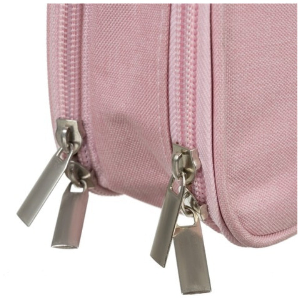 Maaleo Mädchen Federmäppchen rosa mit 2 Fächern 11x7x23 cm – Stiftetasche für Schule und Büro – Bild 11