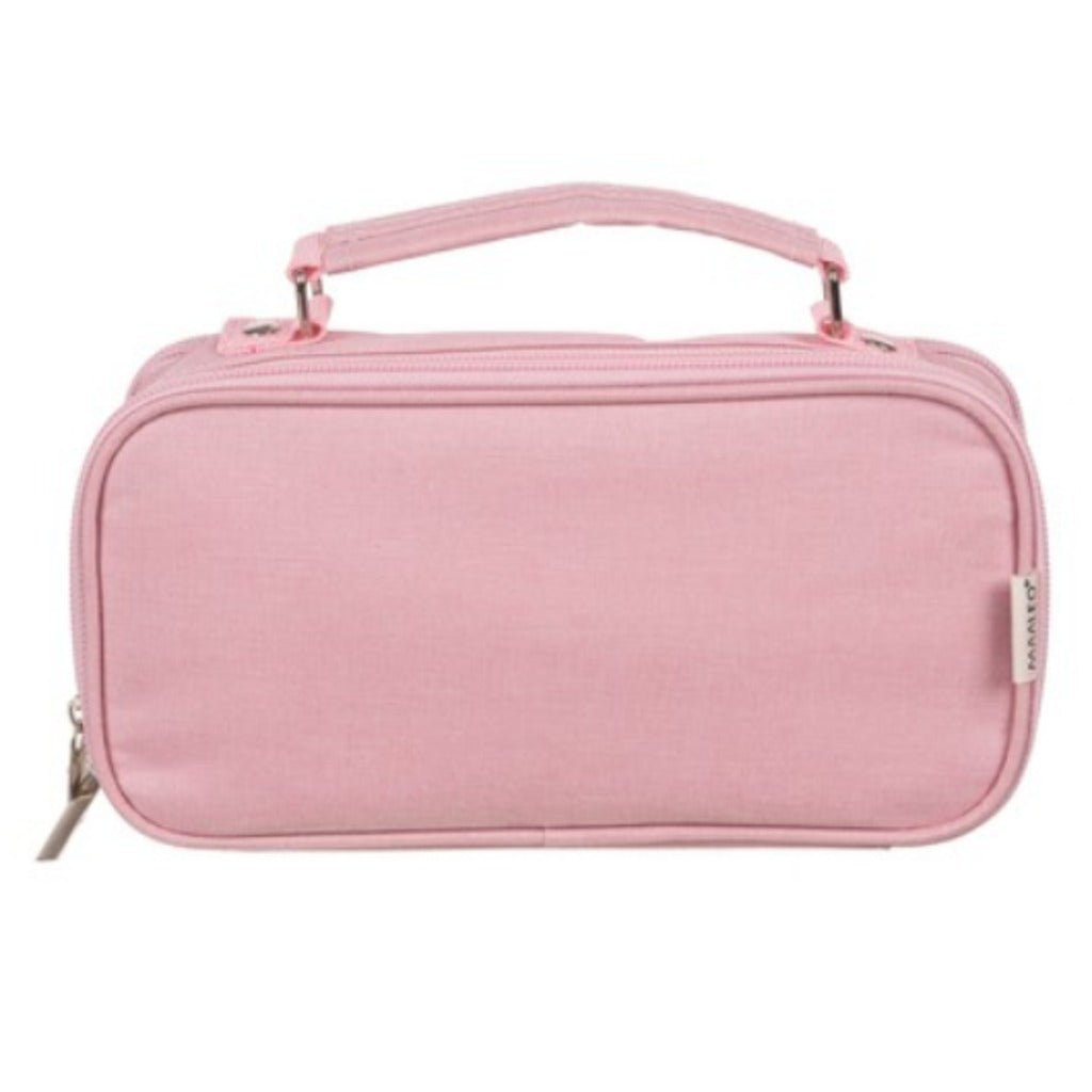 Maaleo Mädchen Federmäppchen rosa mit 2 Fächern 11x7x23 cm – Stiftetasche für Schule und Büro – Bild 5