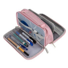 Maaleo Mädchen Federmäppchen rosa mit 2 Fächern 11x7x23 cm – Stiftetasche für Schule und Büro – Bild 7