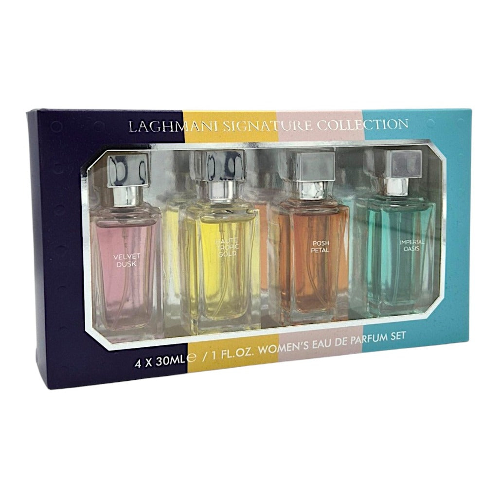 Fine Perfumery London Laghmani Signature Collection Eau de Parfum SET 4x30 ml – blumig-orientalisches Damen-Geschenkset – Bild 2