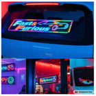 Flexible LED-Laufschrift 16x64 – programmierbares Display für Auto-Heckscheibe und Schaufenster mit App-Steuerung – Bild 3