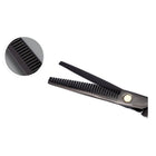 Professionelle Effilierschere aus Edelstahl Texturierende Friseurschere gerade 17 cm