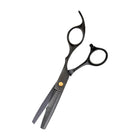 Professionelle Effilierschere aus Edelstahl Texturierende Friseurschere gerade 17 cm