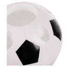 Maaleo Fußball Stiftehalter Schreibtisch-Organizer mit Schreibwaren-Set für Kinder, weiß-schwarz, Ø 11 cm – Bild 3