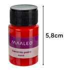 Maaleo Glas- und Keramikfarben-Set 12 x 20 ml – ofenfeste Glasmalfarben für Porzellan, Tassen und Teller, 12 Farben wasserfes – Bild 2