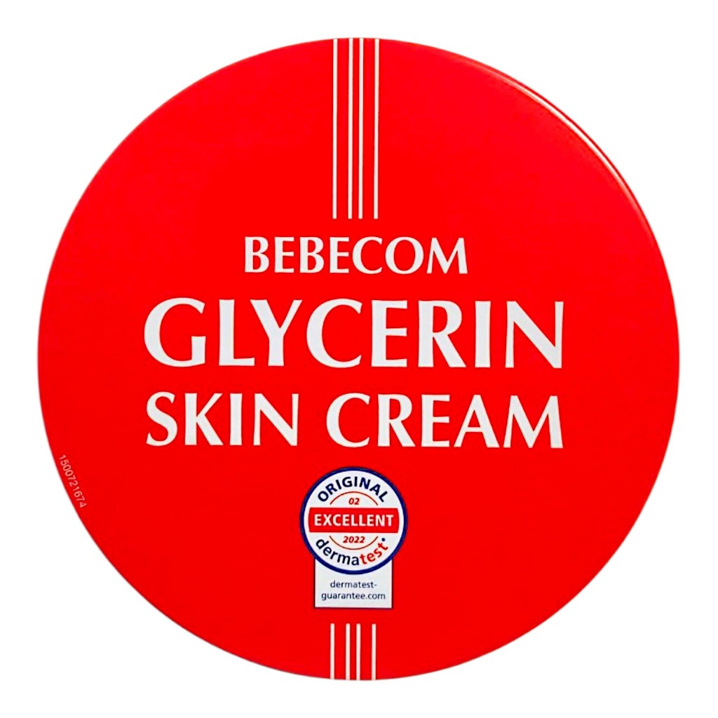 BEBECOM Glycerin Skin Cream intensive Feuchtigkeitscreme für Gesicht Körper und Hände mit pflanzlichem Glycerin
