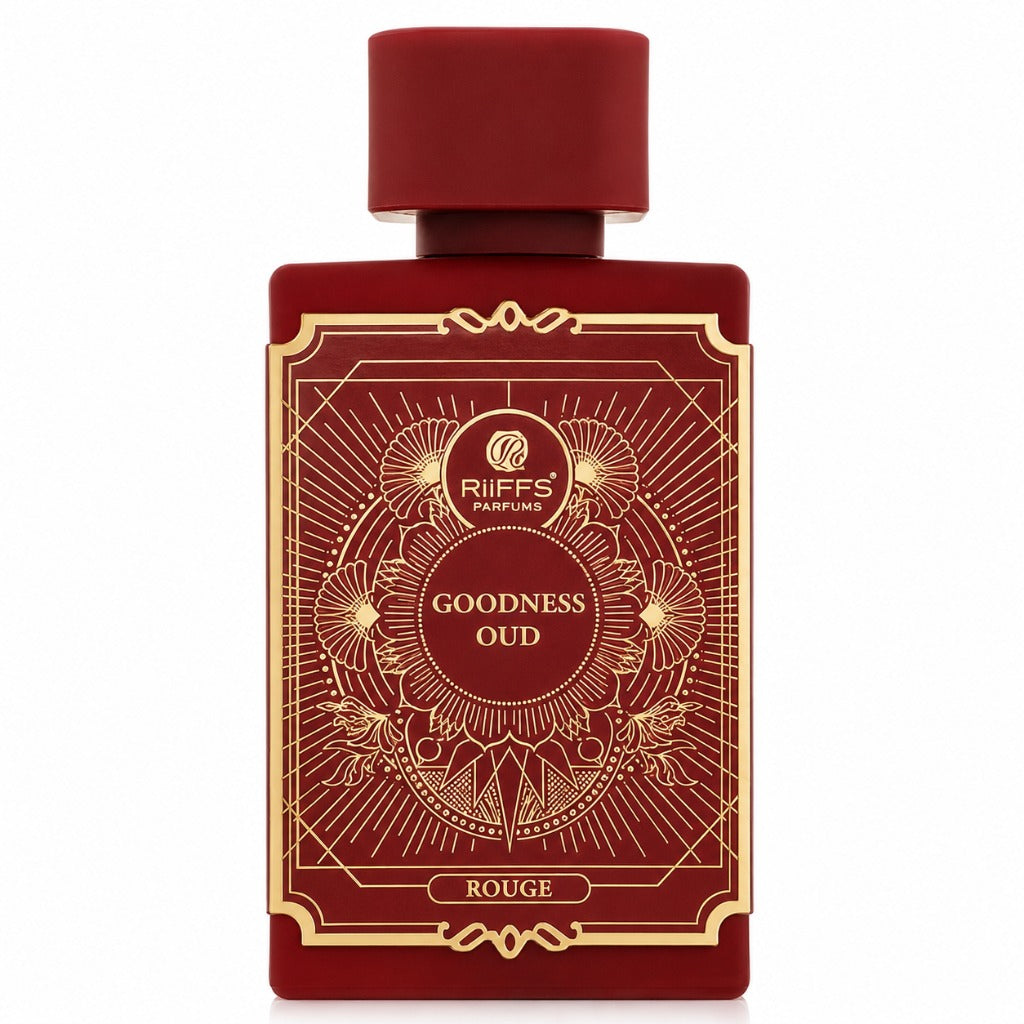 Riiffs Goodness Oud Rouge Eau de Parfum 100 ml – orientalischer Unisex-Duft mit Mango, Jasmin, Sandelholz und Vanille