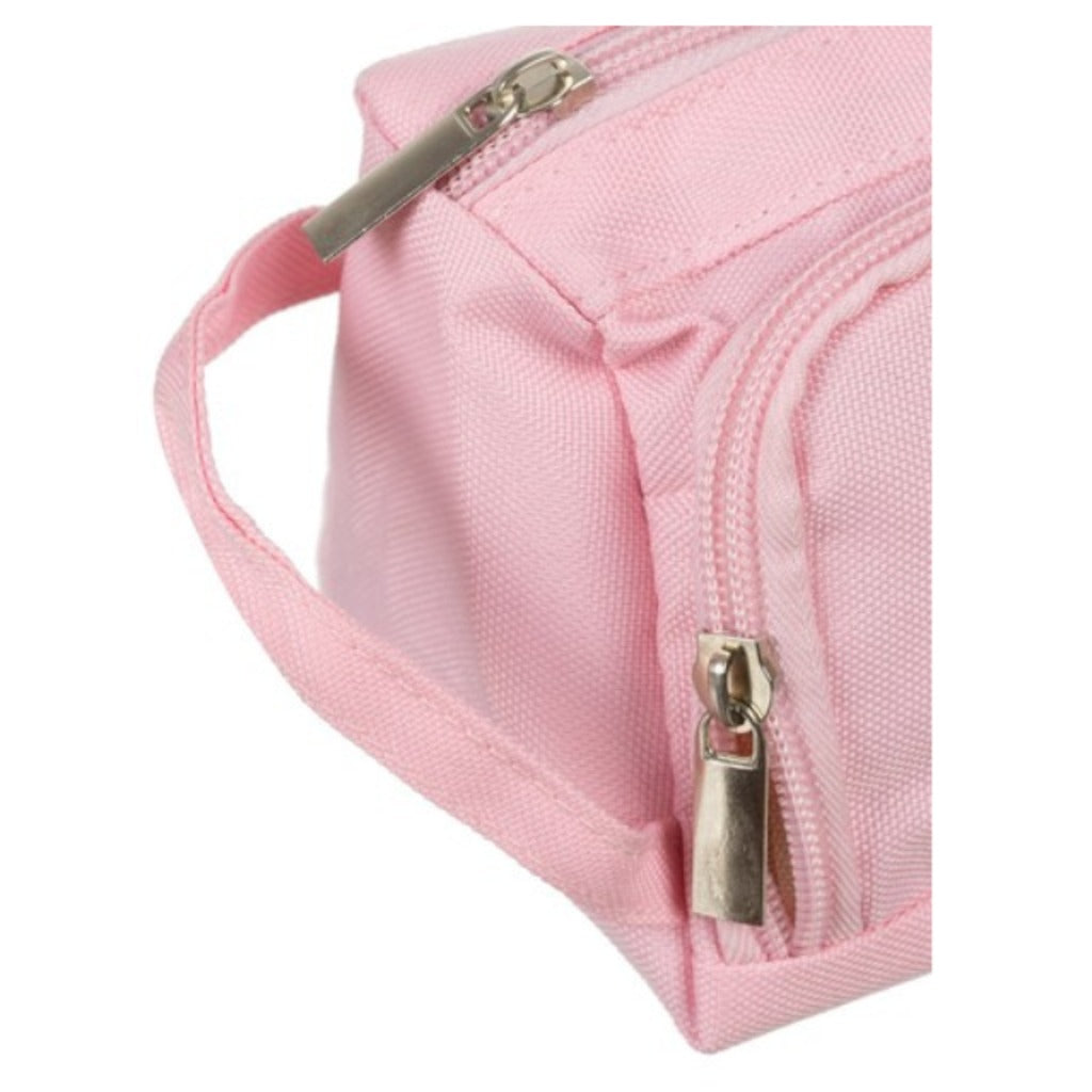Maale Doppelt faltbares Federmäppchen Rosa 23 cm – 2 Fächer Oxford-Gewebe für Schule und Büro – Bild 3