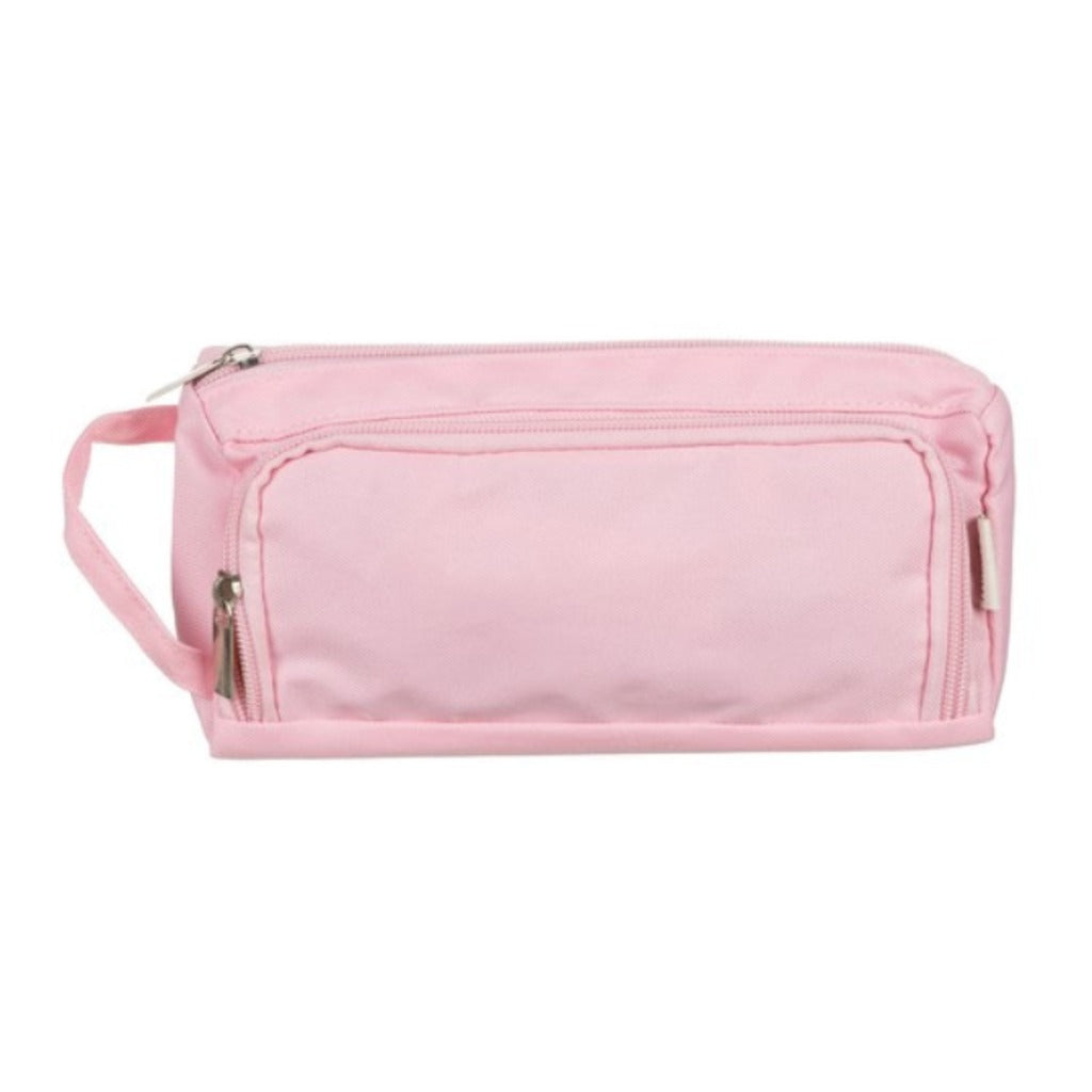 Maale Doppelt faltbares Federmäppchen Rosa 23 cm – 2 Fächer Oxford-Gewebe für Schule und Büro – Bild 4