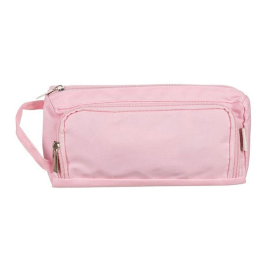Maale Doppelt faltbares Federmäppchen Rosa 23 cm – 2 Fächer Oxford-Gewebe für Schule und Büro – Bild 4