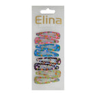 Haarclip Blumen 8er sort. Farben 4,5cm