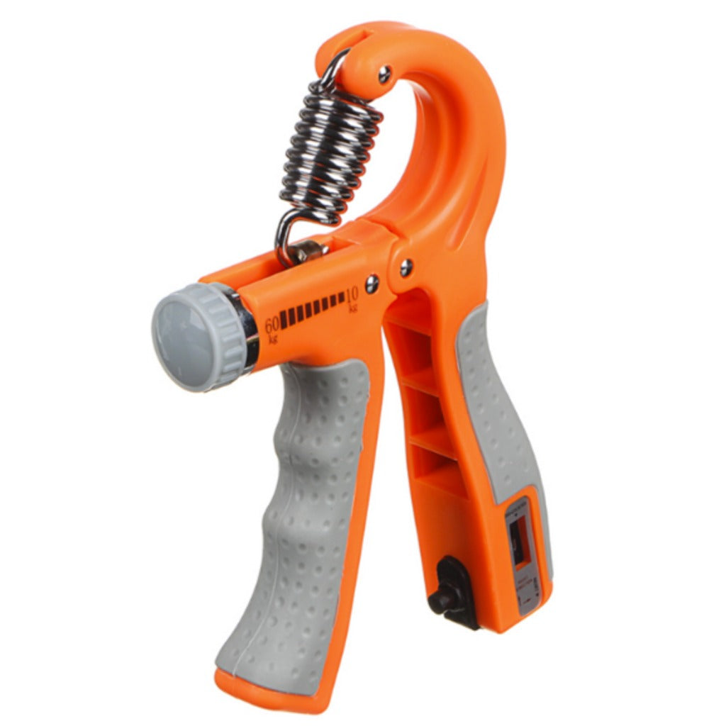 Verstellbarer Handtrainer 10–60 kg mit Zähler, schwarz – Griffkrafttrainer für Hände, Finger und Unterarme, Höhe 16 cm – Bild 7