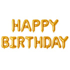 Happy Birthday Folienballon Girlande Rosa 13 Buchstaben ca. 36 cm Geburtstagsdeko zum Aufhängen – Bild 2
