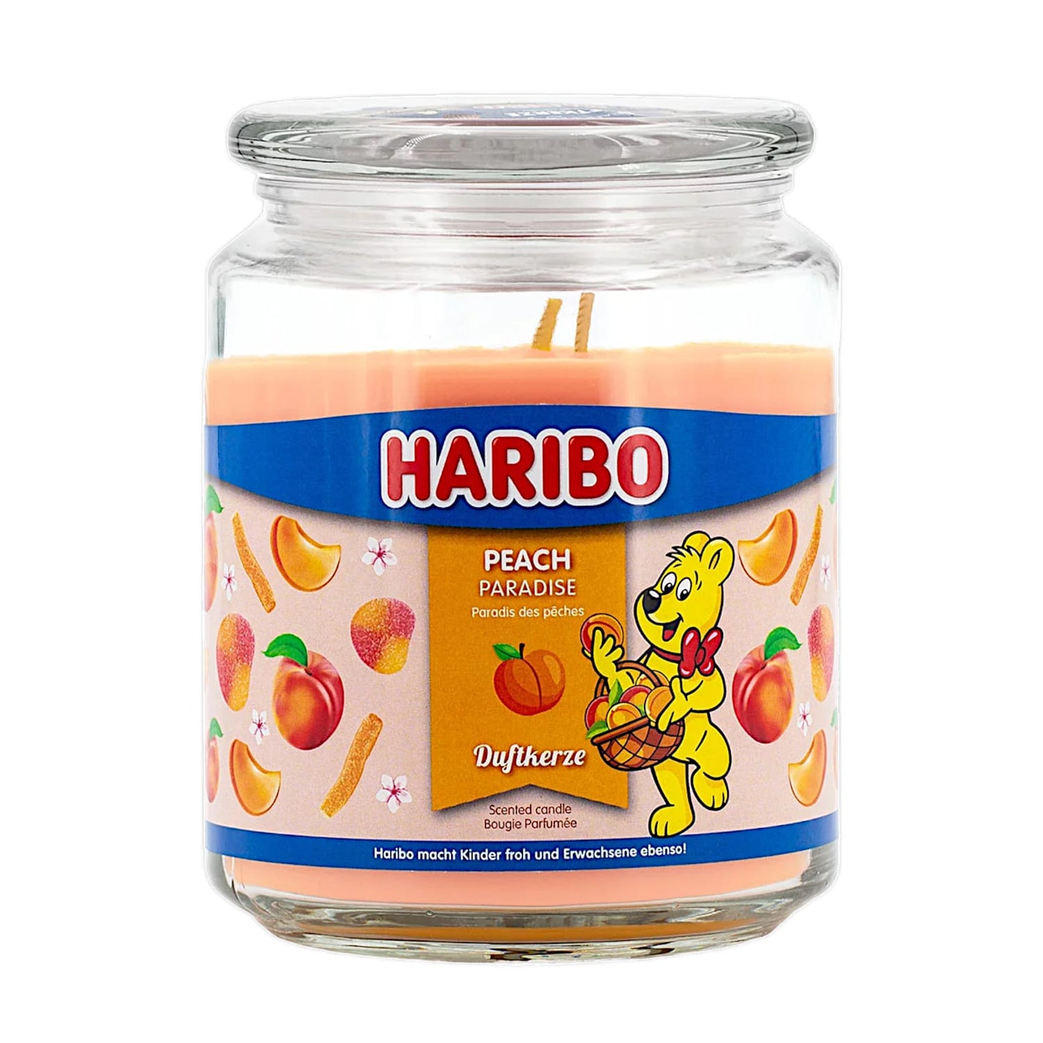 Haribo Duftkerze Peach Paradise 510g