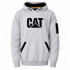 CAT Caterpillar Herren Hoodie Lightweight Tech Kapuzenpullover 100 % Baumwolle mit S3-Kabelführung und Kängurutasche