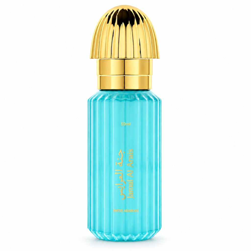 Swiss Arabian Jannat Al Arais Eau de Parfum 50 ml – orientalischer Unisex-Duft mit Oud, Rose und Amber