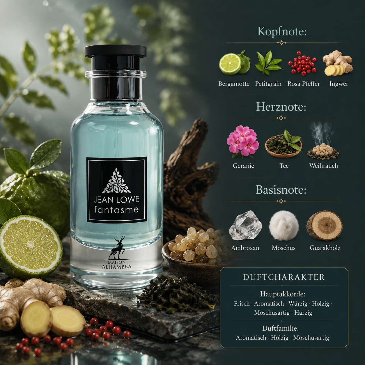 Jean Lowe Fantasme Eau de Parfum 100ml Flakon