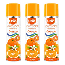 Elina Clean Raumspray Orange Airfreshener 3 x 300 ml (900 ml)