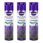 Jean Products Raumspray Lavendel Airfreshener 3 x 300 ml – blumig-frischer Raumduft zur Geruchsneutralisation