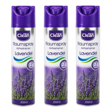 Elina Clean Raumspray Lavendel Airfreshener 3 x 300 ml