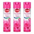 Jean Products Raumspray Rose Airfreshener 3 x 300 ml 900 ml – blumiger Rosenduft Lufterfrischer Unisex