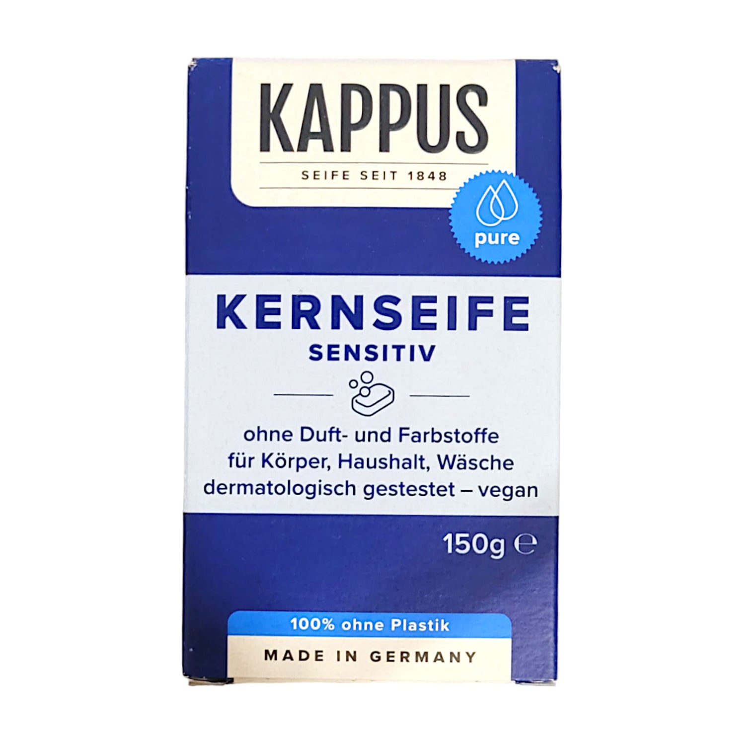 KAPPUS Kernseife Sensetiv 150g