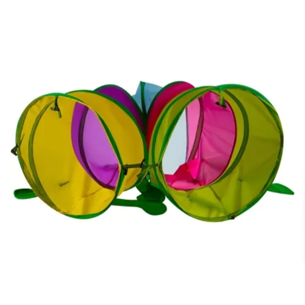 Kruzzel Kinder Klettertunnel Raupe 165 cm bunt – Pop-up Krabbeltunnel für Kinder ab 3 Jahren, 46x165 cm – Bild 10