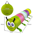 Kruzzel Kinder Klettertunnel Raupe 165 cm bunt – Pop-up Krabbeltunnel für Kinder ab 3 Jahren, 46x165 cm – Bild 5